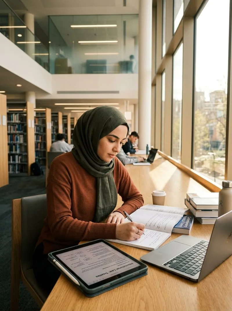 Kanz Academy onlayn ta'lim talabasi